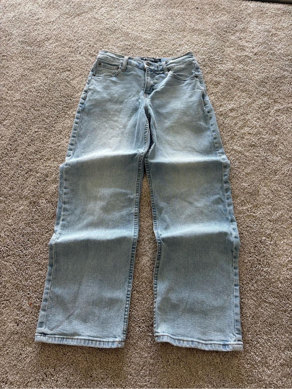RSQ Light Blue Wide-Leg Jeans
